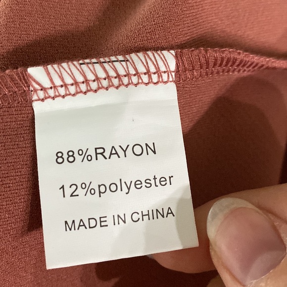 Pretty Garden Elegant Lantern Sleeve Tie Waist Knit Cocktail mini Dress size M - Picture 10 of 11